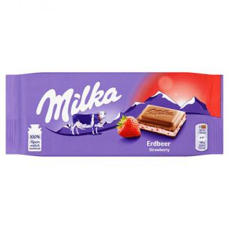 Milka čokoláda 100g jahoda